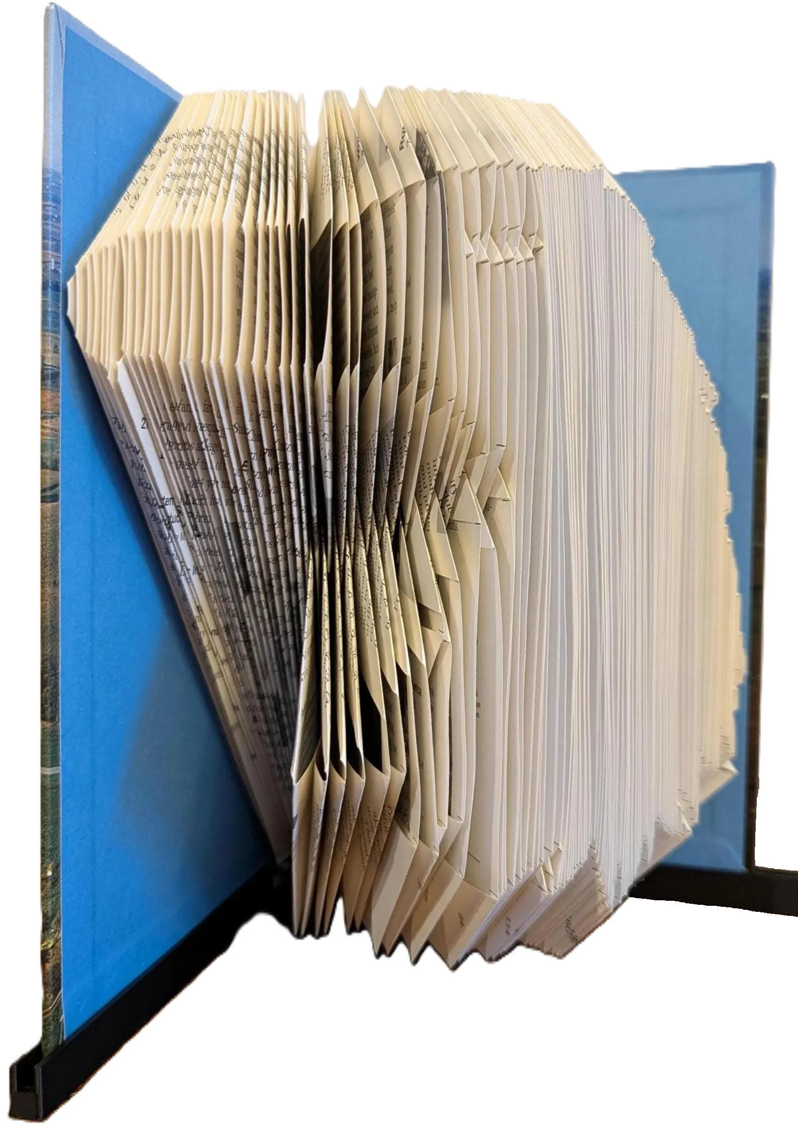 Bald Eagle Book Folding Pattern, 275 Folds | Beginner Friendly Book Art ...