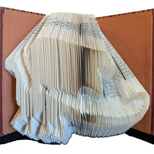 Dragon Book Folding Pattern, 300 Folds | Beginner Friendly Book Art | Fantasy Lover Gift, Mythical Decor, Book Nook | PDF Instant Download