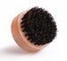 Mini Beard Brush – Natural Wood - Prevent Ingrown Hairs; Remove Dead Skin Cells; Train Your Facial Hair; Anti-Static 