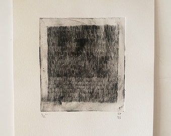 Abstract Square Etching