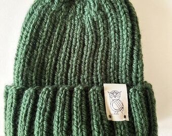 Beanie - Hand knitted to Order