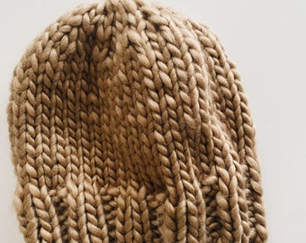 Chunky Hand Knitted Beanie