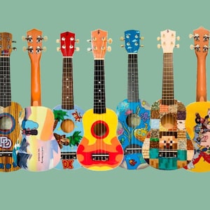 Hand-Painted Custom Order Ukulele *READ DESCRIPTION*