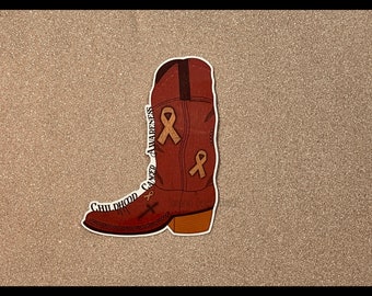 Gold Ribbon Boot