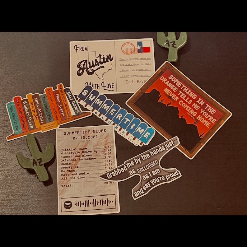 Zach Bryan Sticker Collection Etsy