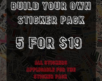 Custom Sticker Pack - 5 Stickers