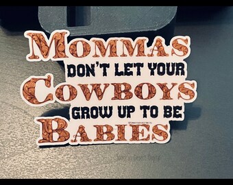 Cowboy Babies Sticker