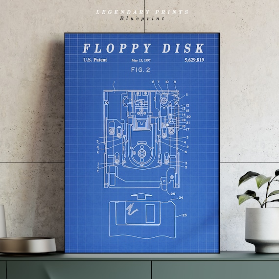 Floppy Disk Wall Art
