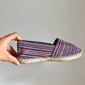 Kolorowe Pasiaste Espadryle