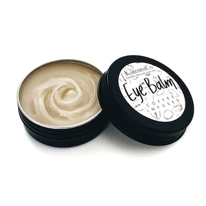 Coffee Infused Eye Balm | Nourishing eye cream, Organic caffeinated helps with under eye dark circle puffiness