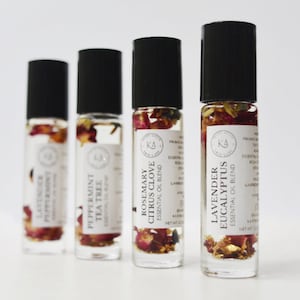 Essential Oil Roller, Aromatherapy Oil Roll on, Pick your scent, Various scents, Lavender, Perfume, Fragrances, Body Oil, Eucalyptus, Custom