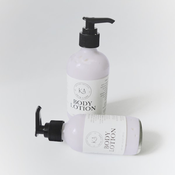 Body Lotion - Minimal ingredients, handmade in small batches, body cream, body lotion for sensitive skin, gentle moisturizer