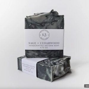 Artisan Handmade Soap - Sage & Cedarwood - Unisex scent