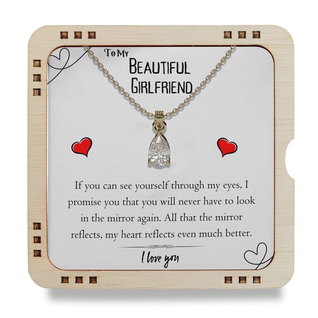 To my girlfriend necklace Clearance