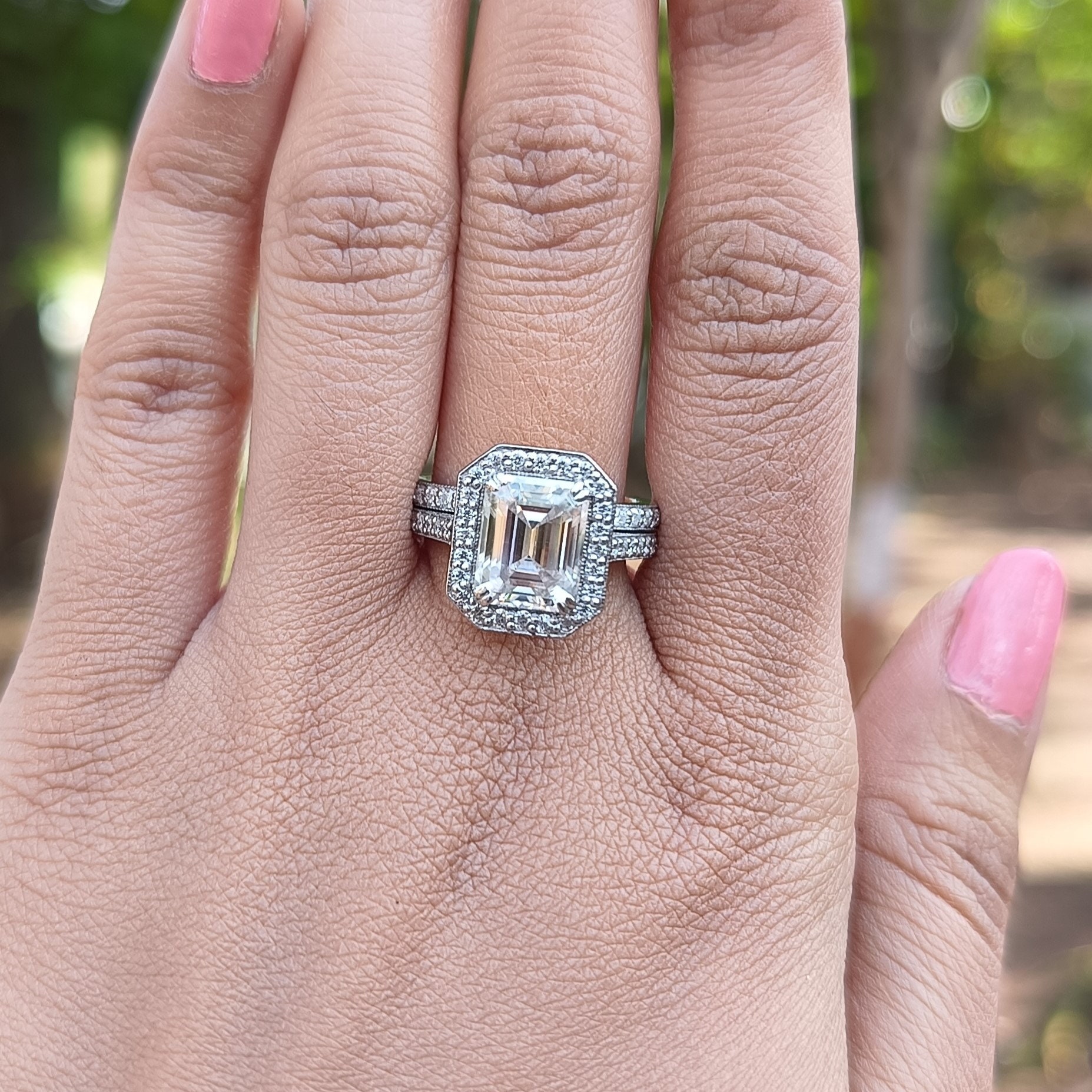 【BLACKPURPLE】23FW★ silver925 Mystic Halo Ring My HALO Ring | The Mystic | Pearly Purple Silicone Ring