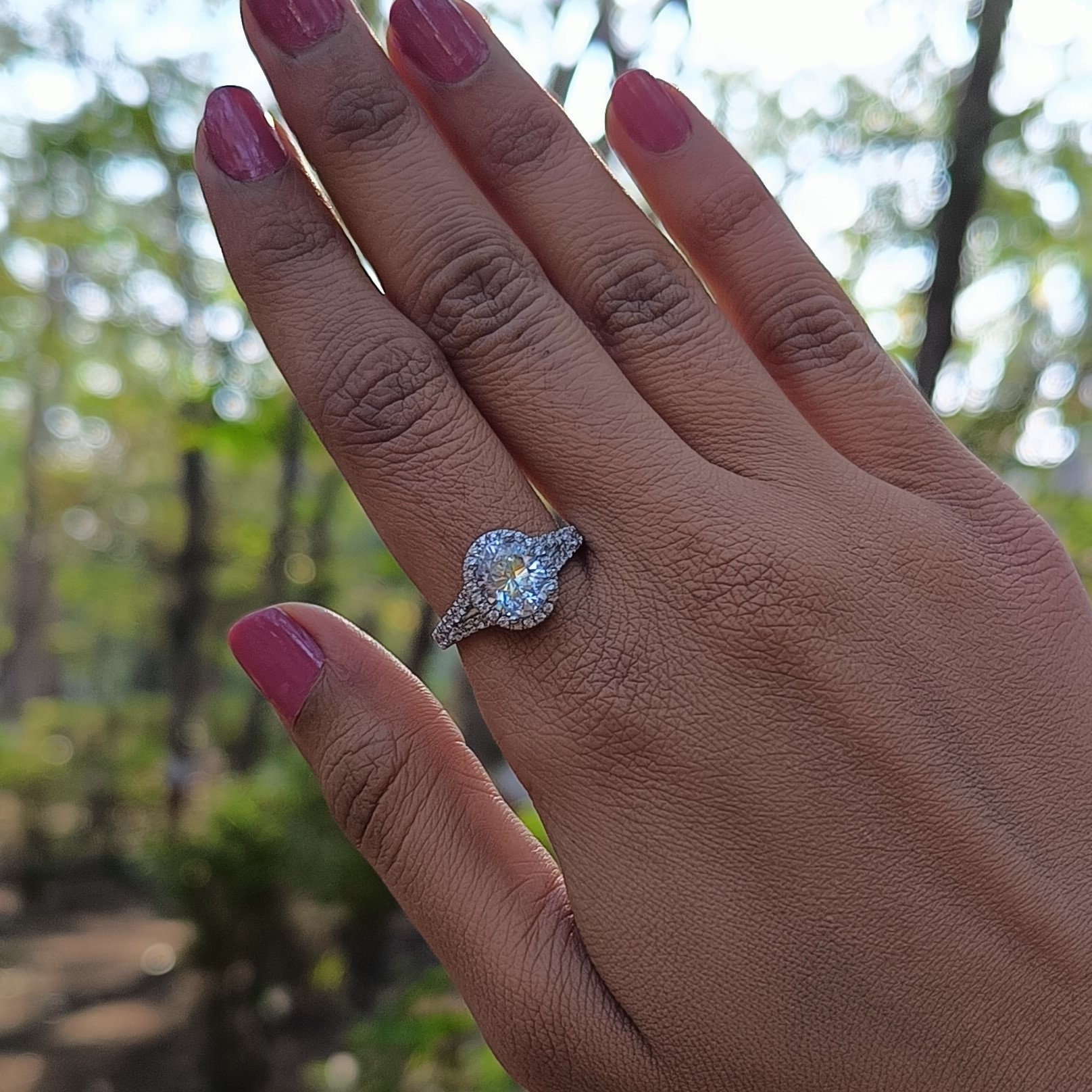 Oval Diamond Engagement Vera Wang Jewelry Oval Diamond Vera Wang