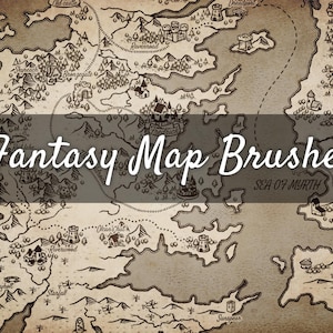 Photoshoppinsel für die Fantasy Map