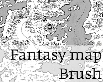 photoshop brushes for fantasy map