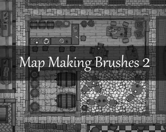 Map Making Brushes for Photoshop