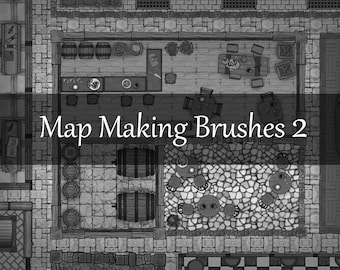 Map Making Brushes for Photoshop