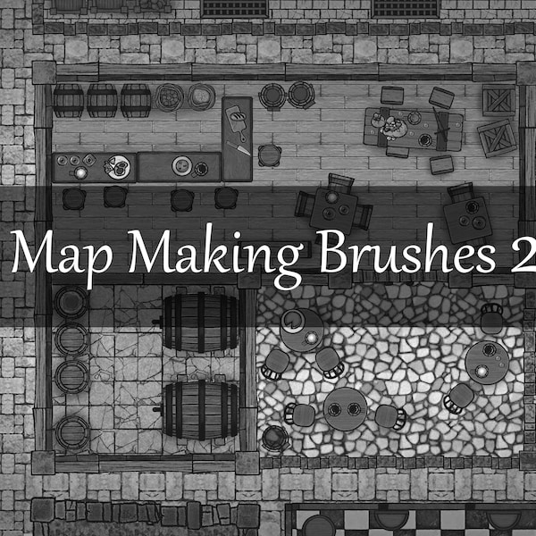 Map Making Brushes for Photoshop