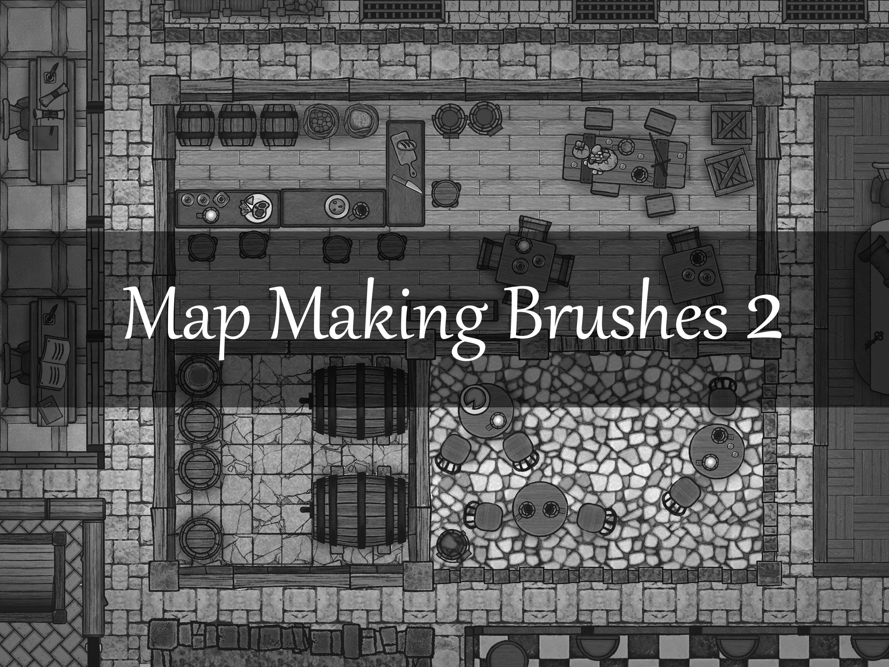 Map Making Brushes for Procreate
