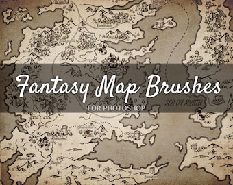 photoshop brushes for fantasy map