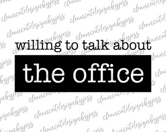 The Office, Michael Scott, SVG, cut ready digital file, Dwight Schrute, Jim and Pam, Scott's Tots, vinyl, decal, t-shirt, Cricut file