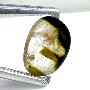 Bio-Color Tourmaline Slice: 5.20 Carat Loose Gemstone