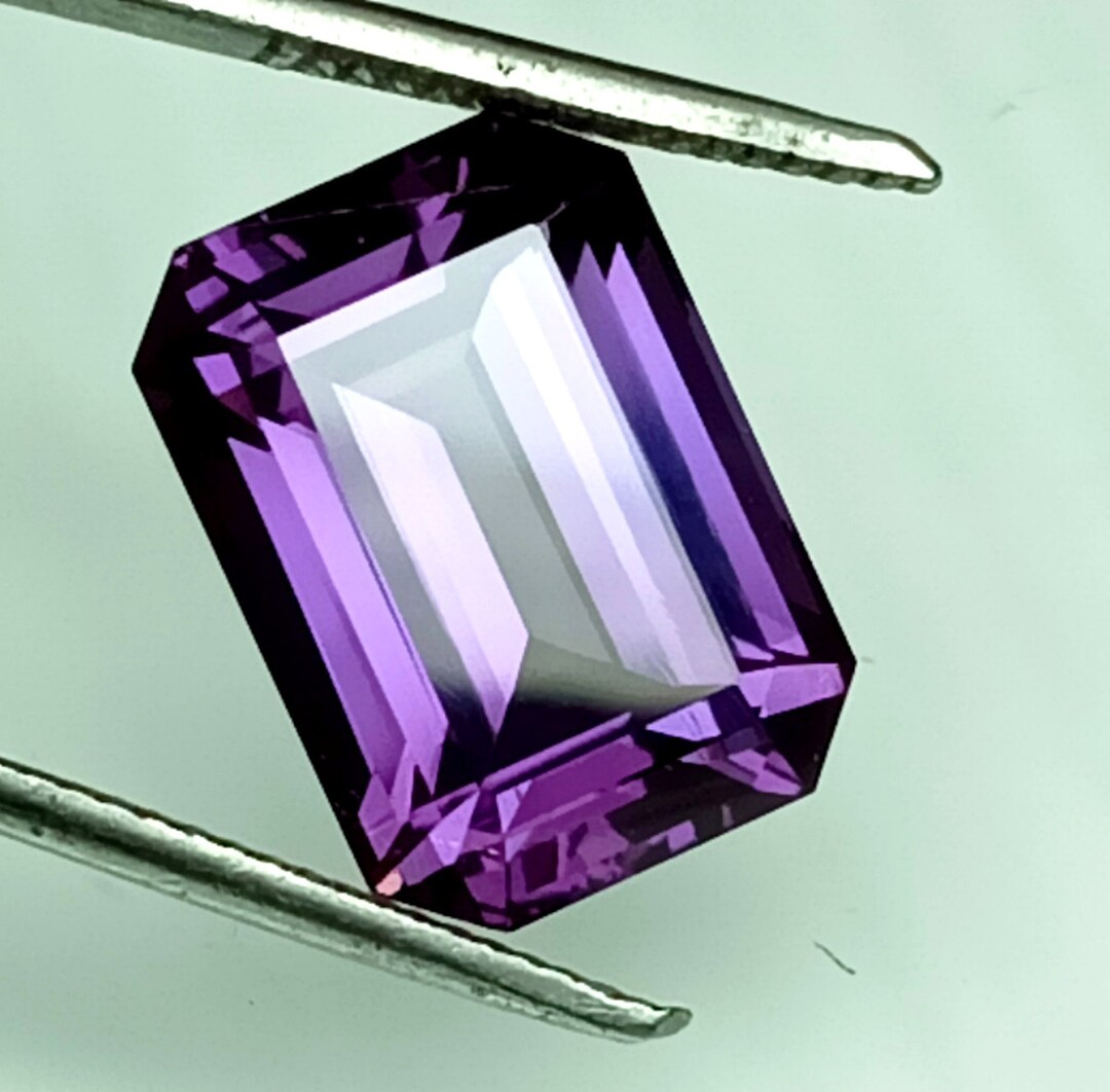 12 Carats Alexandrite Octagon Shape Faceted Colour Changing Alexandrite ...
