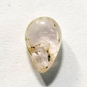 WHOLESALE Rutile Quartz Pear Cut Stone Natural Cabochon Rutile Quartz Cut Stone 10.50x7x5 mm Awesome Quality 3 Cts Excellent Cut Grade&gt;LR-02