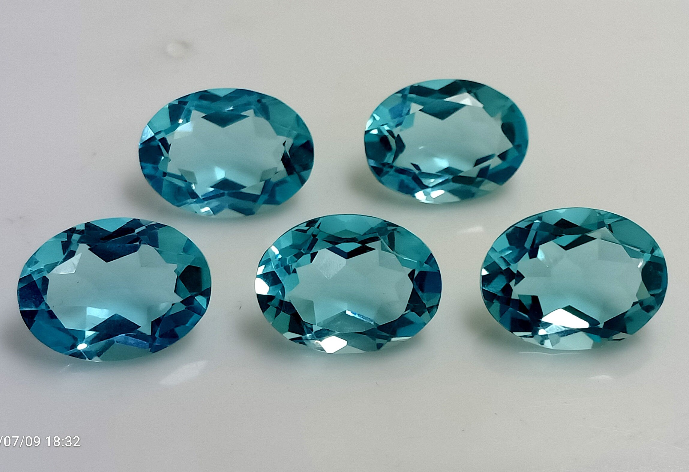 Beautiful Blue Topaz Oval Cut Stone gemstone semi precious Etsy