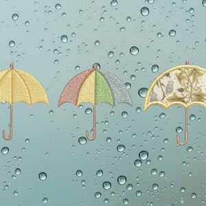 umbrella machine embroidery design ,instant download