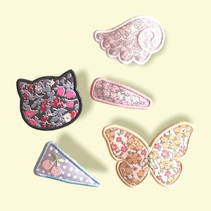 snap clip machine embroidery design ,instant download