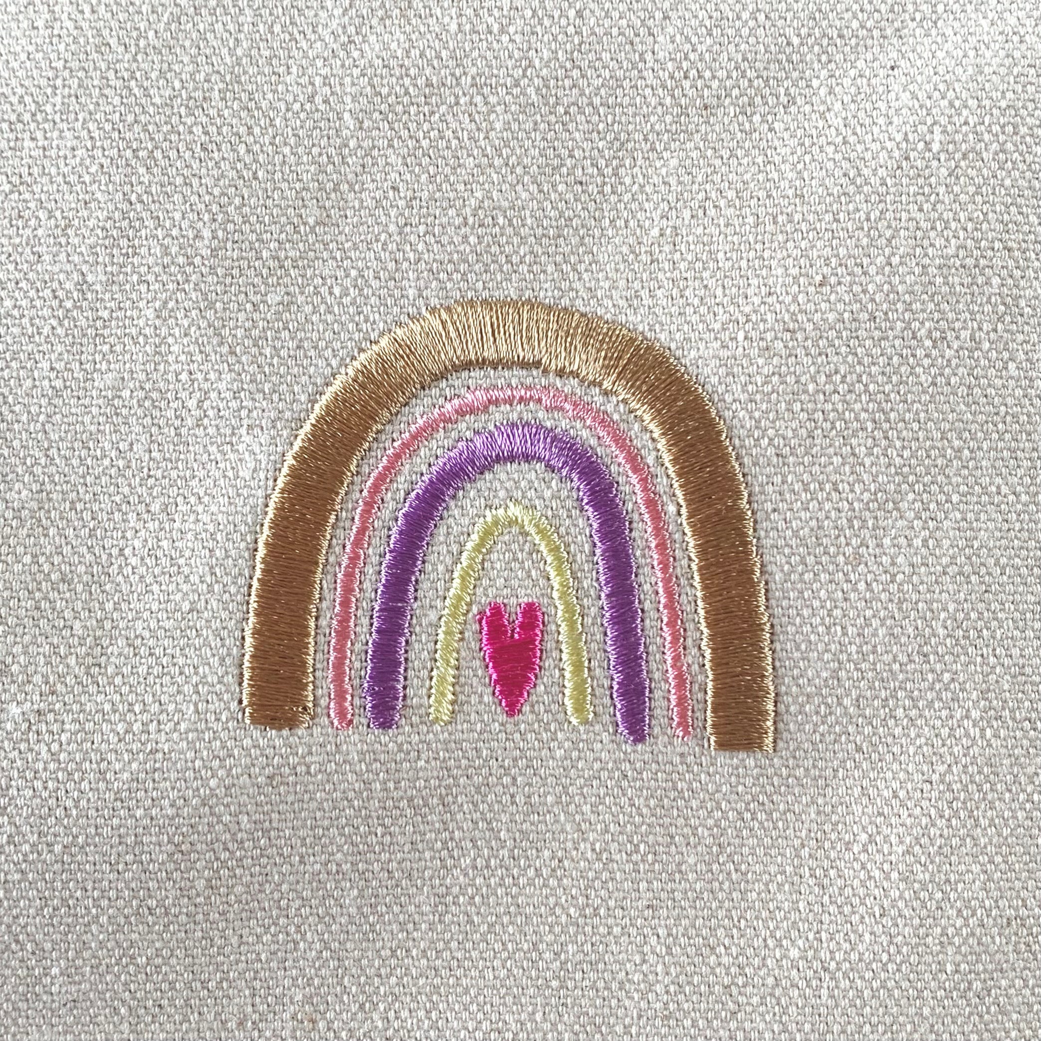 Rainbow Machine Embroidery Design ,instant Download - Etsy