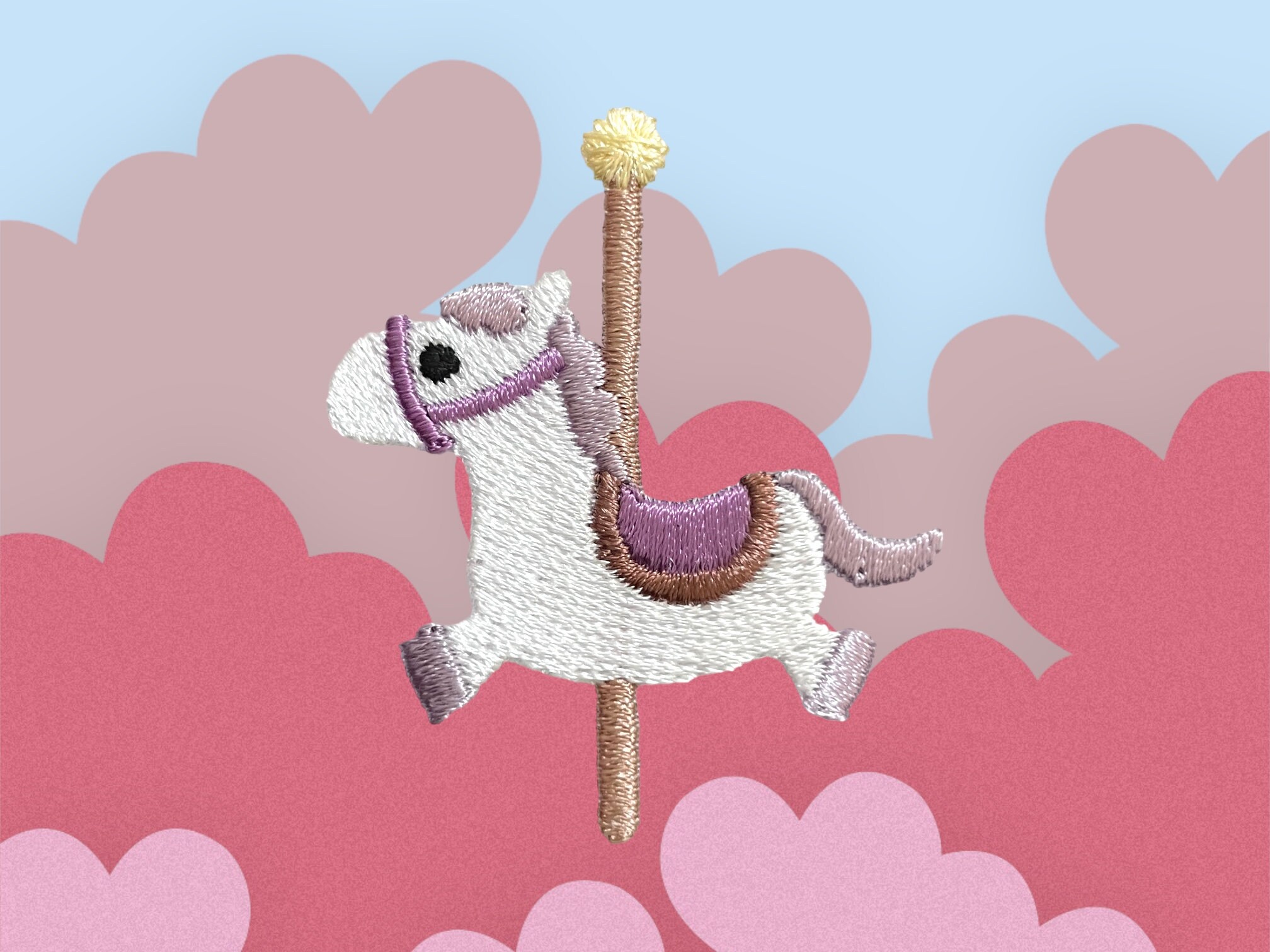 Carousel Machine Embroidery Design ,instant Download - Etsy