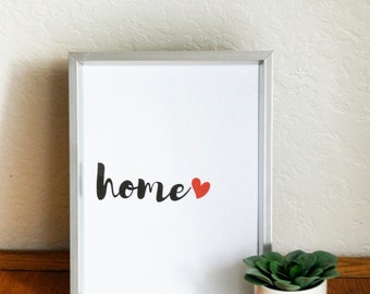 Home Digital Print - Downloadable Wall Art