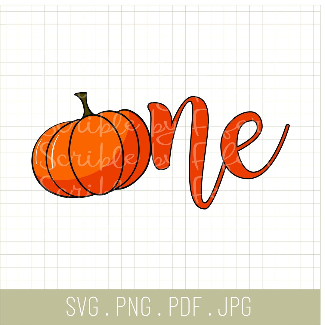 Pumpkin One Birthday Svg Pumpkin One Svg Pumpkin One 1st - Etsy