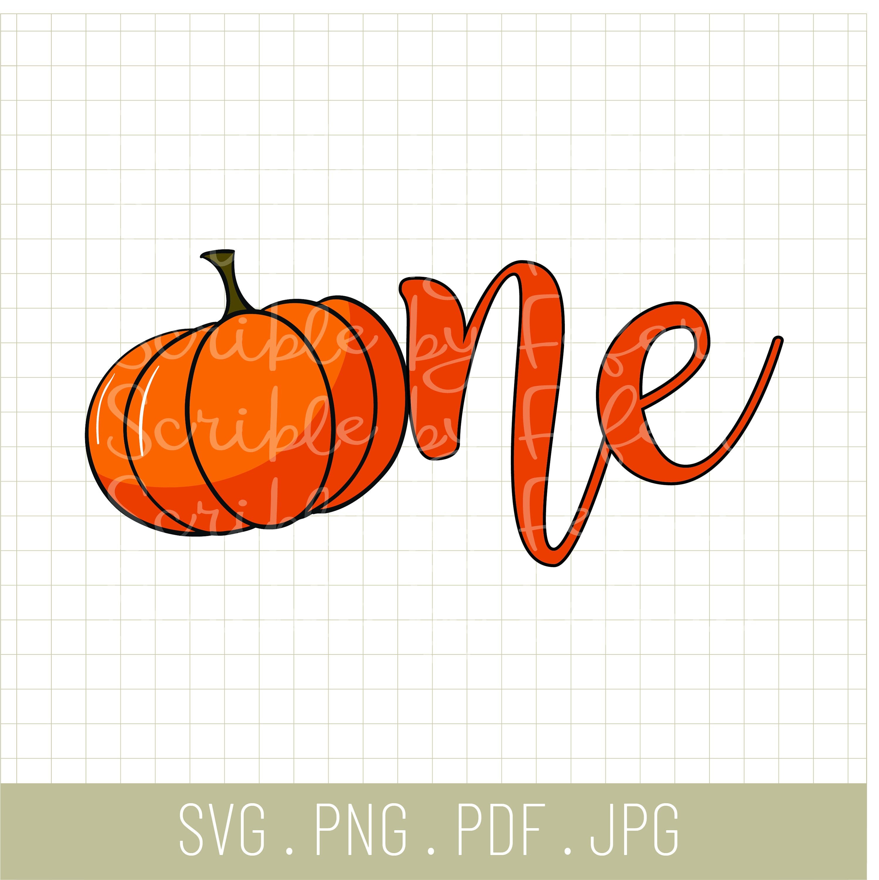 Pumpkin One Birthday Svg Pumpkin One Svg Pumpkin One 1st Birthday Cute Girl Birthday Svg Pumpkin ...