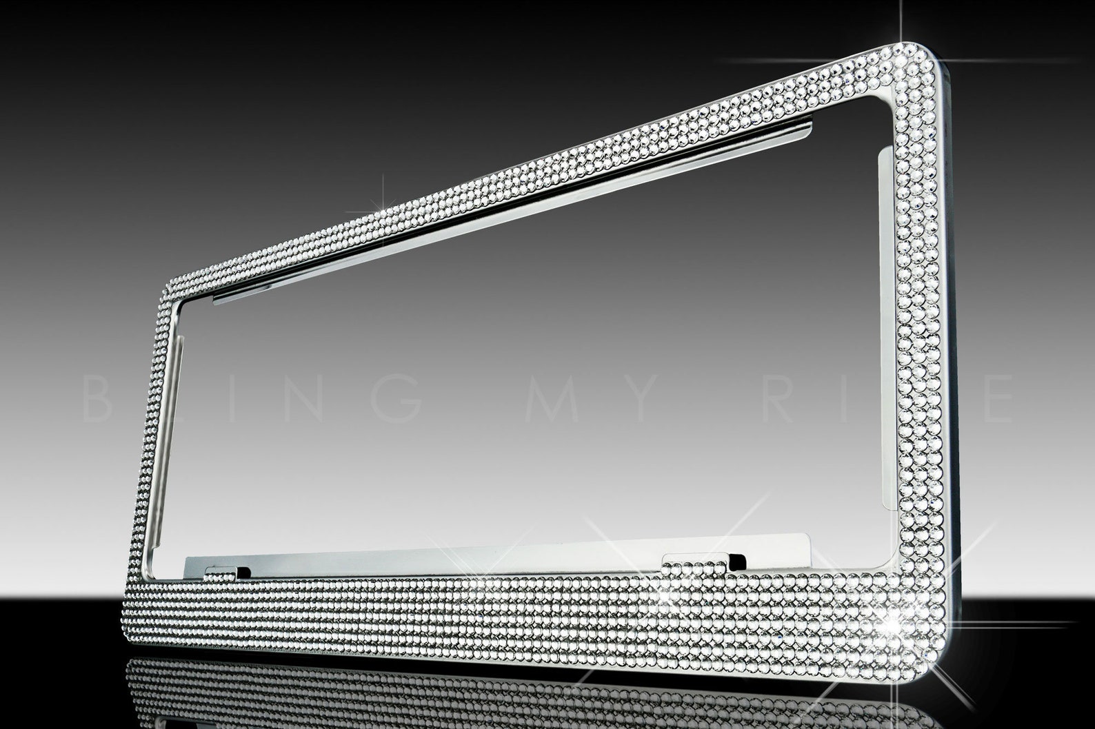 Dazzling Bling Australian Number Plate Frames Handmade Diamond Etsy