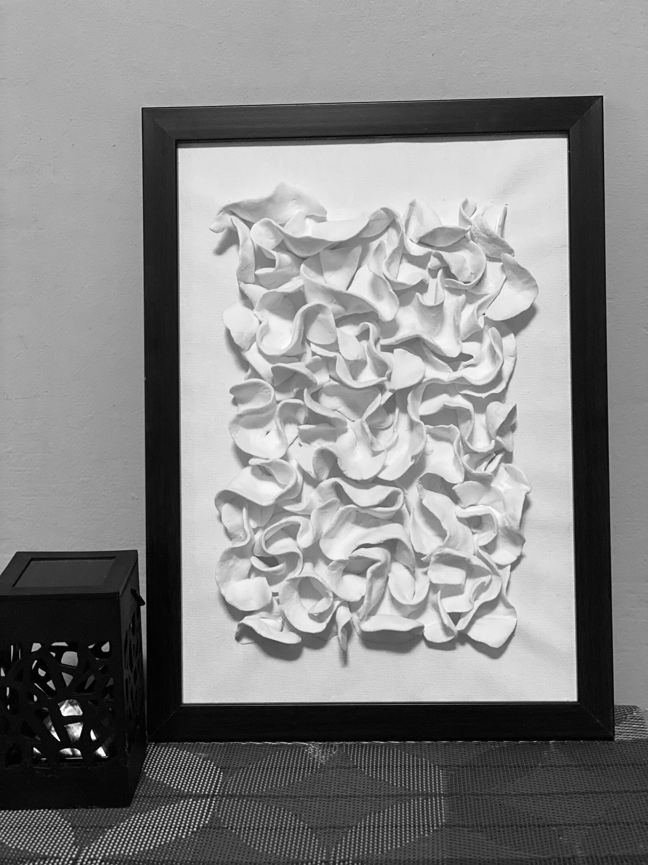 Sea Textured White Wall Sculpture Wavy Coral Wall Hanging 3d Etsy