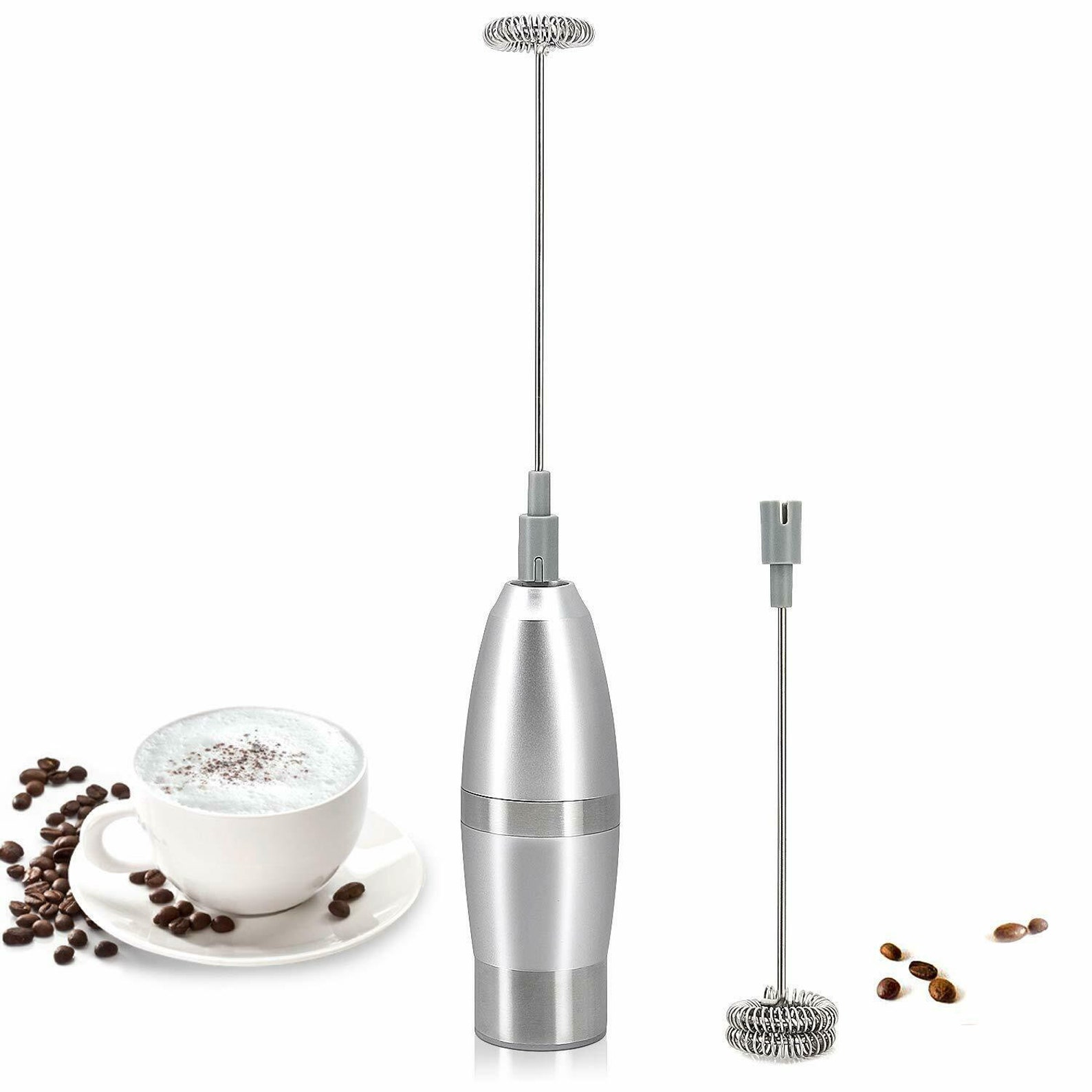 Milk Frother Handheld Battery Operated Electric Whisk Foam Etsy