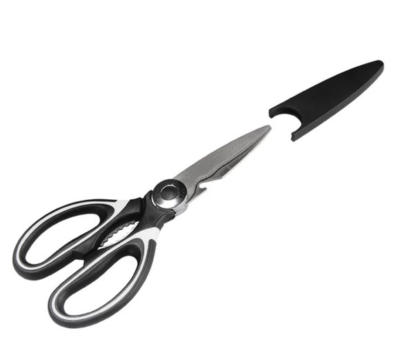 Professional Kitchen Shears Stainless Steel Poultry Chicken Bone Cutting Scissors  Strong and Safe Used for Nut Cracking, Meat Cutting 