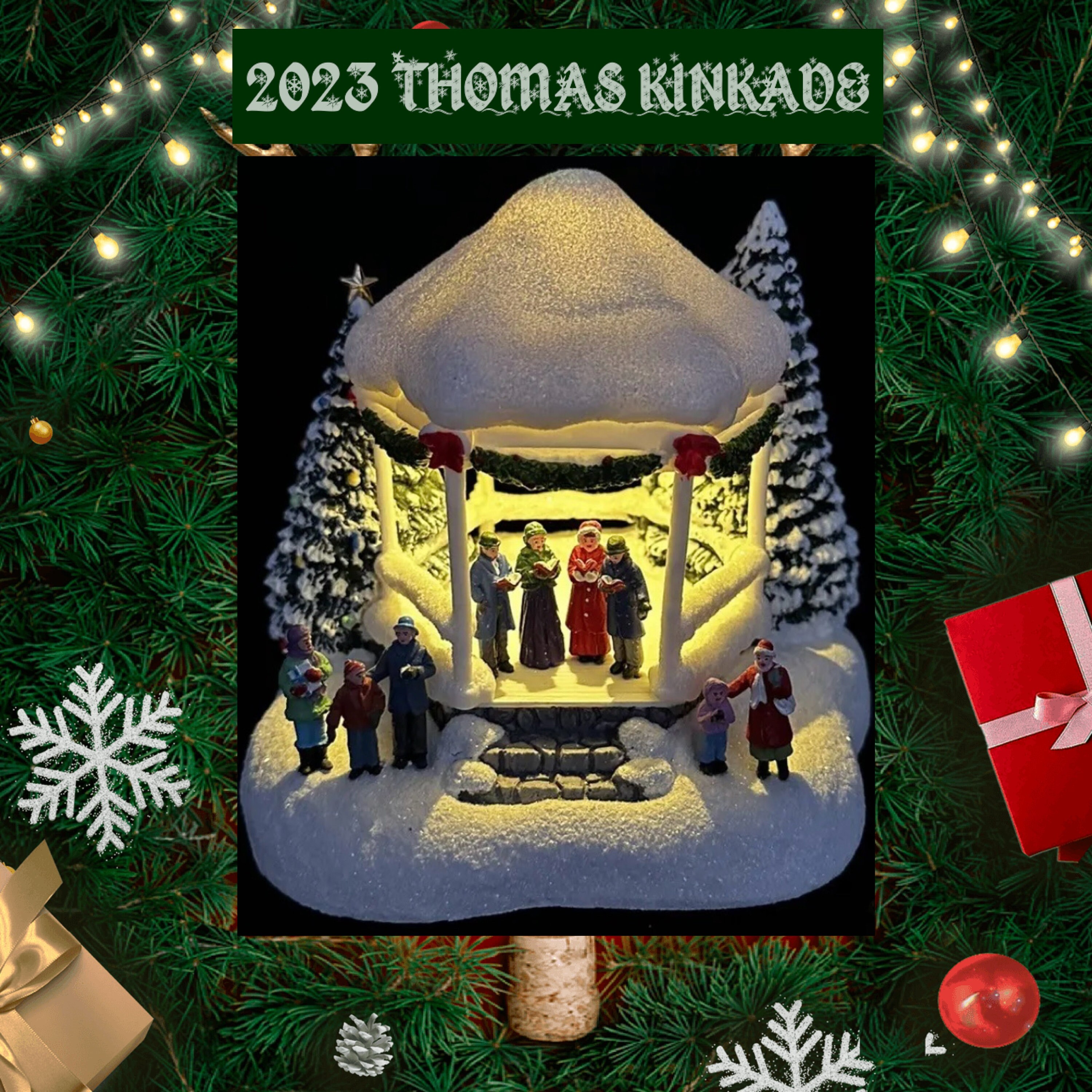 Thomas Kinkade 2023 Collectibles Sweet Sounds of Christmas Caroler's