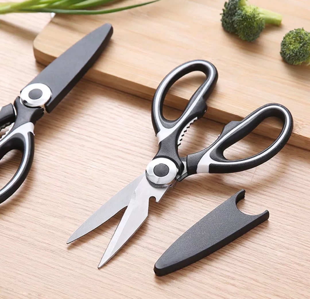 Multi Functional Kitchen Scissors Strong Chicken Bone Scissors Can Clip  Walnuts Household Stainless Steel Food Scissors