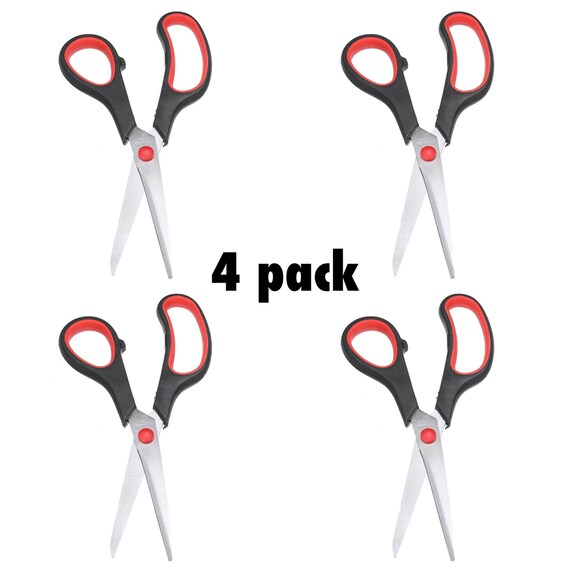 Multifunctional kitchen household scissors, red office scissors