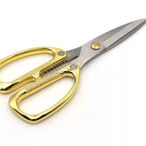 Metal Scissors Golden And Silver 3d Dragon Pattern Metal Cutter