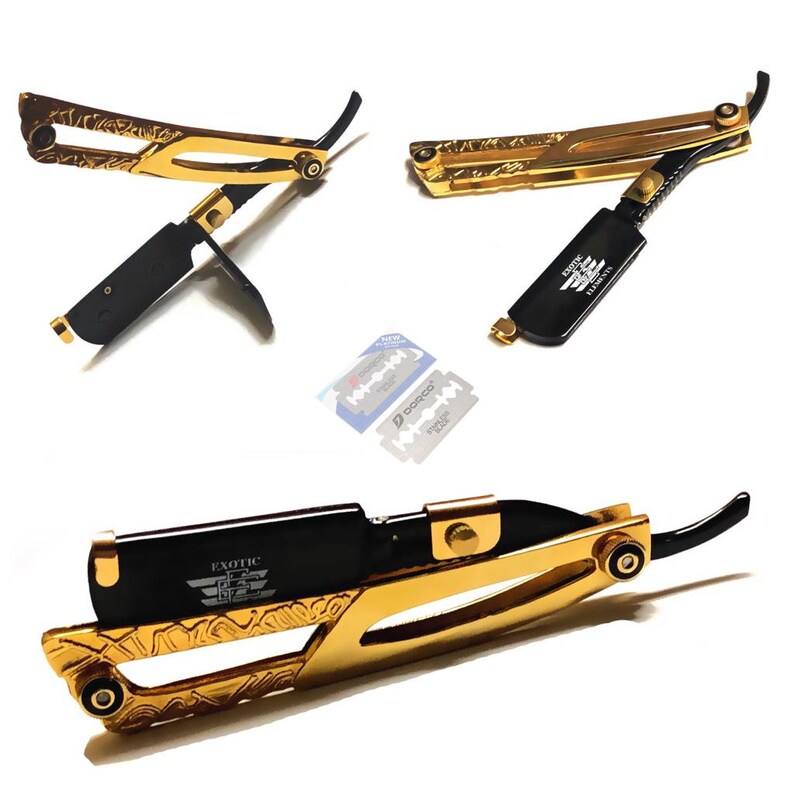 Men's Sliding Barber Professional Razor Double Edge Blade - Etsy