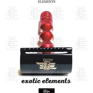 Double Edge Stainless Steel Mens Shaving Safety Razor Brand New in Red ...