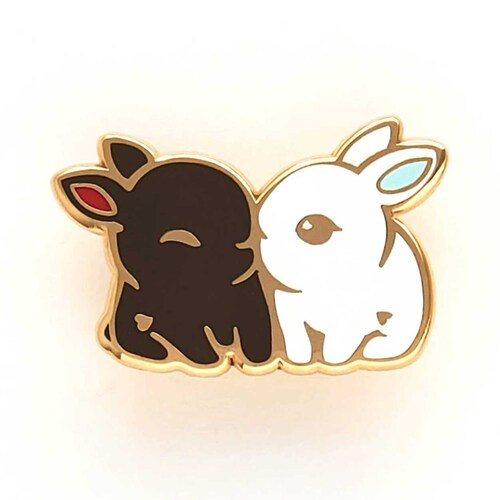Stargazer Bunnies Enamel Pin Rabbits Cute and Kawaii - Etsy